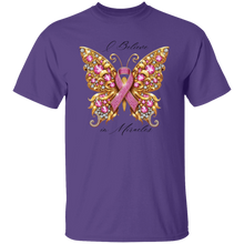 Load image into Gallery viewer, Breast Cancer Awareness - Butterfly Bling T-shirt