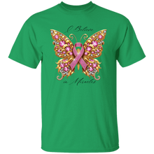 Load image into Gallery viewer, Breast Cancer Awareness - Butterfly Bling T-shirt