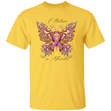 Load image into Gallery viewer, Breast Cancer Awareness - Butterfly Bling T-shirt