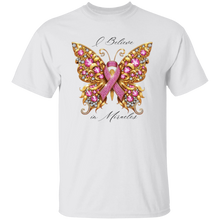 Load image into Gallery viewer, Breast Cancer Awareness - Butterfly Bling T-shirt