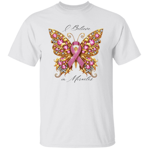 Breast Cancer Awareness - Butterfly Bling T-shirt